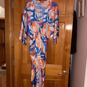 Flying Tomato Multicolor Abstract Dress